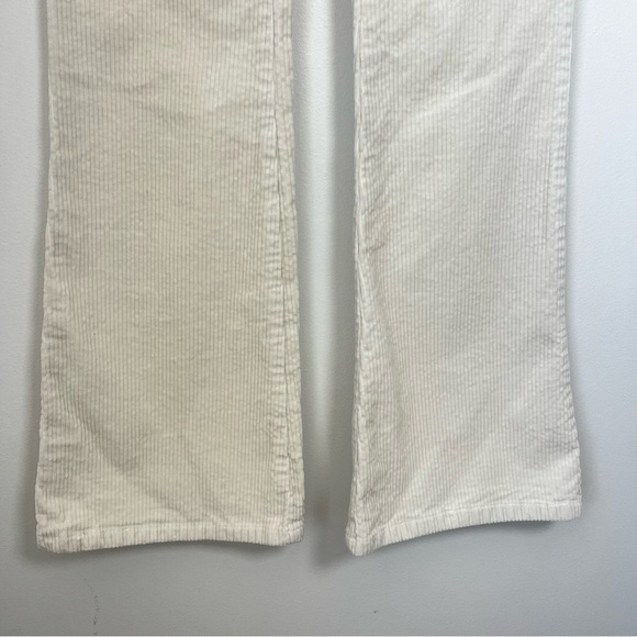 H&M Beige Cream Corduroy Flare Pants Size 4 - Picture 3 of 11